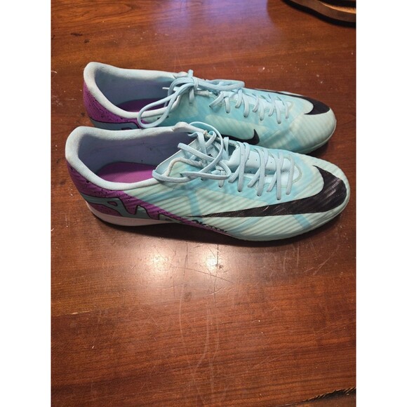 Nike Air Zoom Mercurial Vapor 15 Academy Shoes Men’s 11.5 IC Indoor Blue Purple - Picture 3 of 6